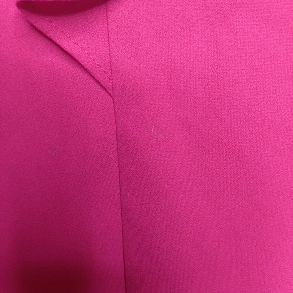 NWT Express Women's V Neck Ruffled Blouse - Picture 8 of 8